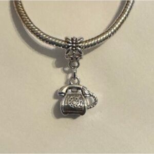 Vintage Style. Telephone Phone Charm